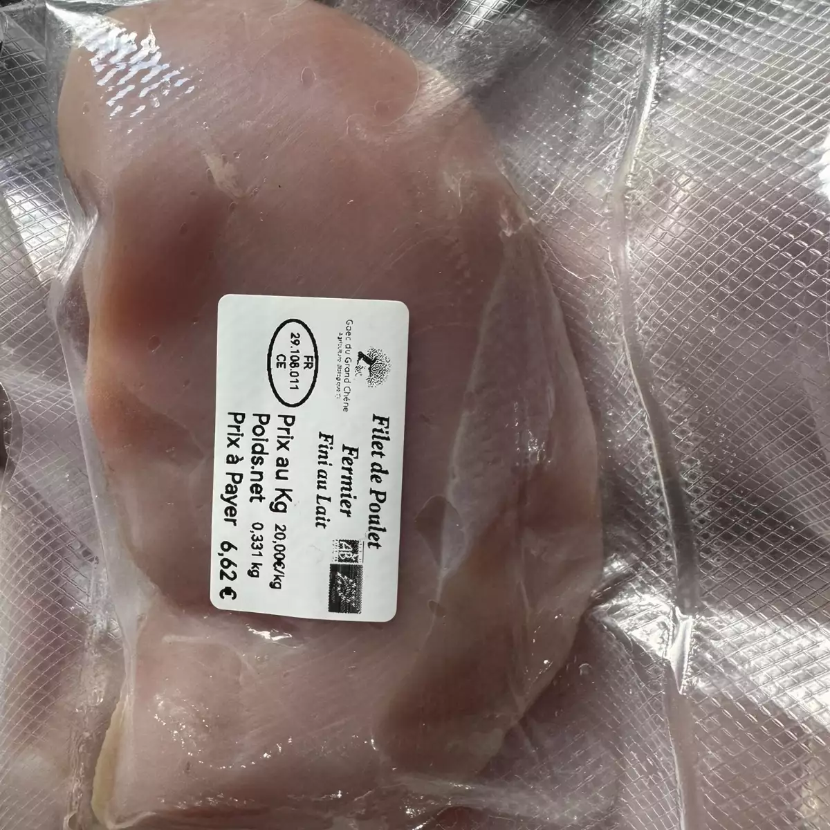 Filet sous vide
